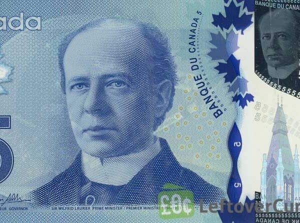 Buy Counterfeit Canadian $5 Dollar Banknotes for Sale – CAD 5 Bills