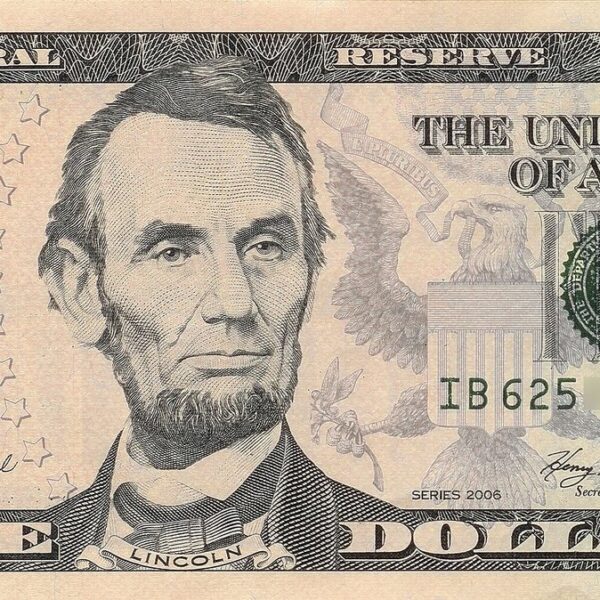 Buy fake USD $5 Banknotes for Sale Online