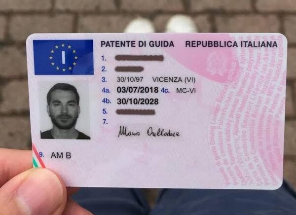 Buy Real Italian Driver's License Online